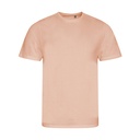 T-shirt Męski Slim Fit Bawełna Organiczna EA001 - Soft Peach
