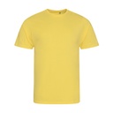 T-shirt Męski Slim Fit Bawełna Organiczna EA001 - Sun Yellow