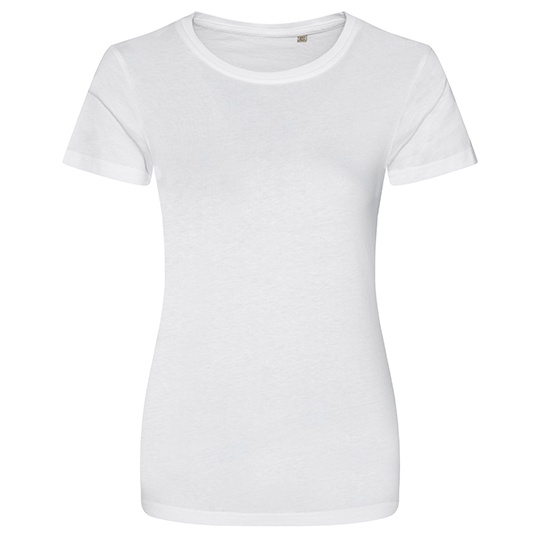 Koszulka Klasyczna Bawelna Organiczna EA001F - Arctic White