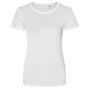 Koszulka Klasyczna Bawełna Organiczna EA001F - Arctic White