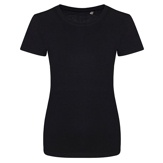 Koszulka Klasyczna Bawełna Organiczna EA001F - Jet Black