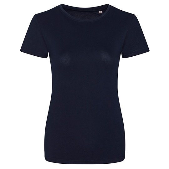 Koszulka Klasyczna Bawelna Organiczna EA001F - Navy