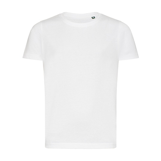 T-shirt Dziecięcy Klasyczny Bawełna Organiczna EA001K - Arctic White