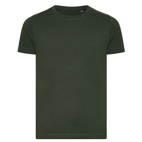T-shirt Dziecięcy Klasyczny Bawełna Organiczna EA001K - Bottle Green