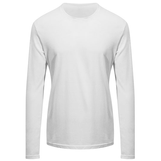 Koszulka z długim rękawem EA021 - Arctic White