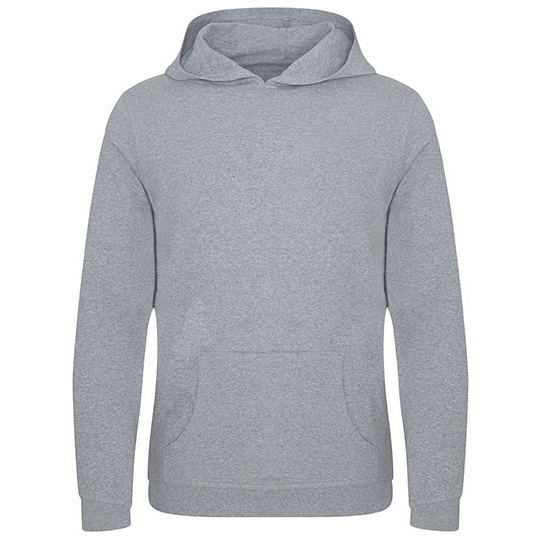 Bluza z Kapturem Slim Bawełna Poliester French Terry EA040 - Heather Grey
