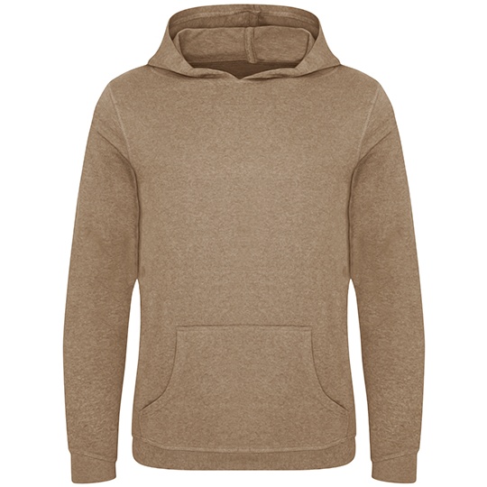 Bluza z Kapturem Slim Bawelna Poliester French Terry EA040 - Sand Dune