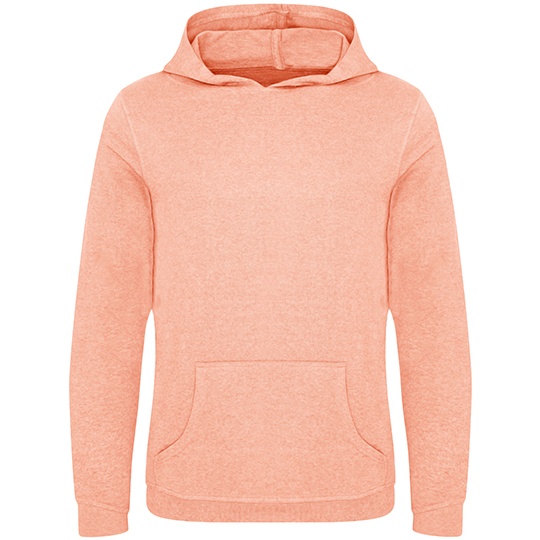 Bluza z Kapturem Slim Bawelna Poliester French Terry EA040 - Soft Peach