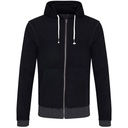 Bluza Meska Slim Fit Bawelna Poliester Recykling EA051 - Black & Charcoal