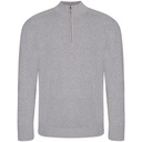 Sweter z zamkiem 1/4 EA061 - Heather Grey
