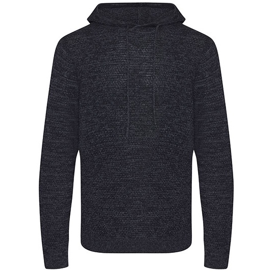 Bluza Klasyczna Dzianinowa z Recyklingu EA080 - Charcoal & Black
