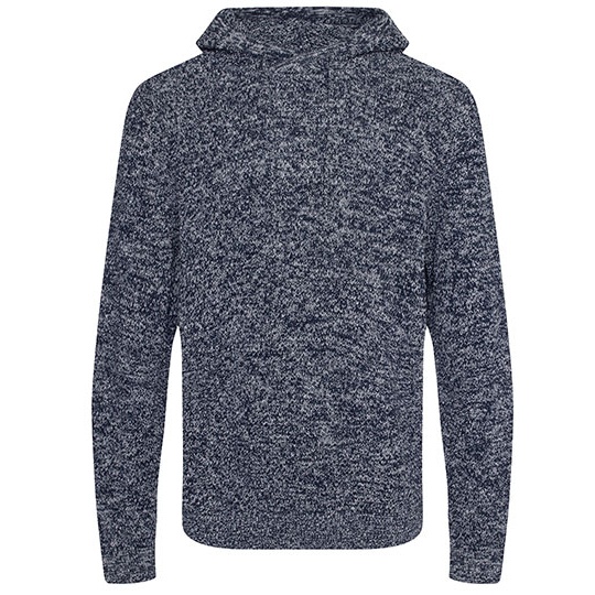 Bluza Klasyczna Dzianinowa z Recyklingu EA080 - Navy & Heather Grey