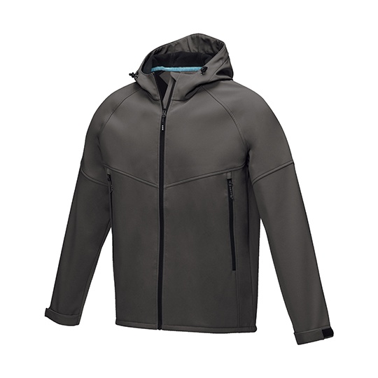 Męska kurtka softshell EL37504 - Storm Grey