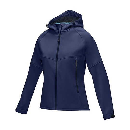 Kurtka Softshell Damska Dopasowana Wodoszczelna EL37505 - Navy