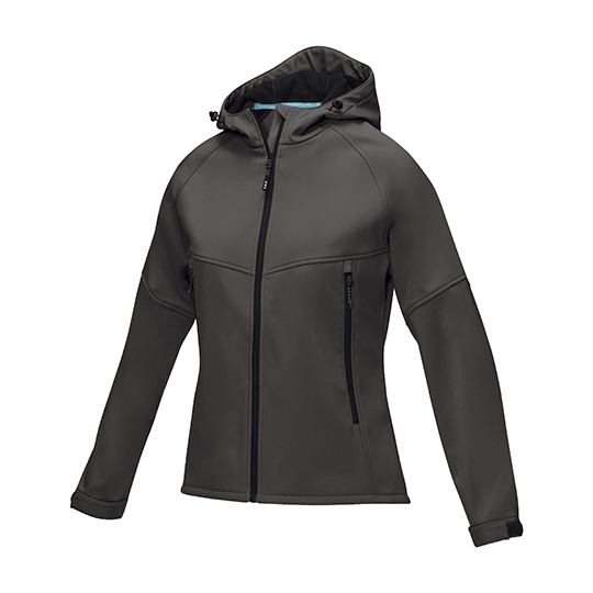 Damska kurtka softshell Slim EL37505 - Storm Grey