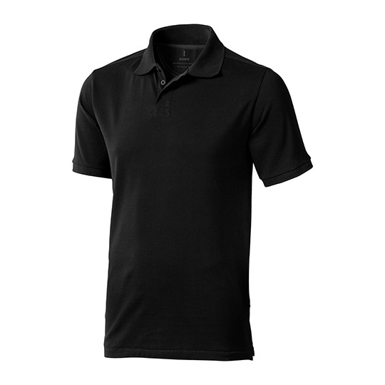 Koszulka Polo Meska Klasyczna Bawelniana Pika EL38080 - Black