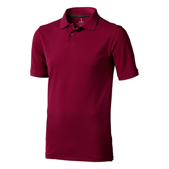 Koszulka Polo Meska Klasyczna Bawelniana Pika EL38080 - Burgundy