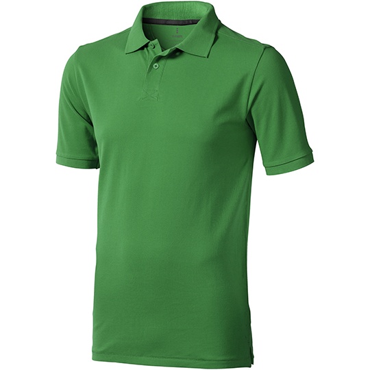 Męskie polo Piqué EL38080 - Fern Green