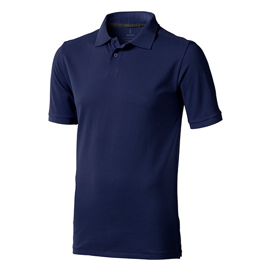 Koszulka Polo Meska Klasyczna Bawelniana Pika EL38080 - Navy