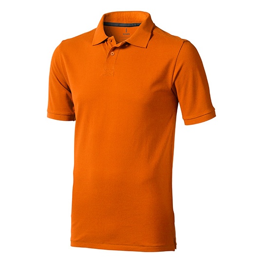 Koszulka Polo Meska Klasyczna Bawelniana Pika EL38080 - Orange
