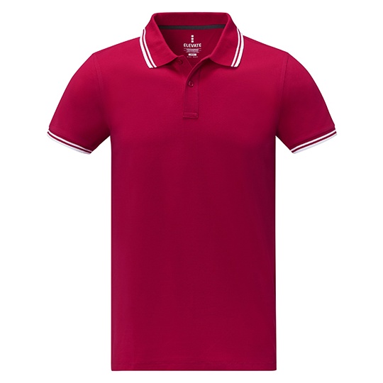 Koszulka Polo Meska Klasyczna Pika EL38108 - Red