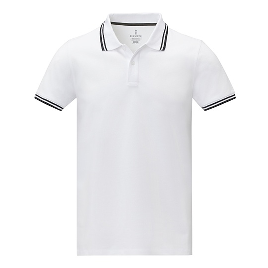 Koszulka Polo Meska Klasyczna Pika EL38108 - White