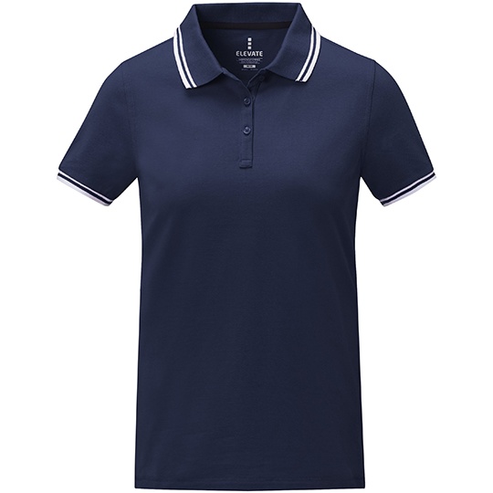Polo Damskie Klasyczne Pika Bawelniana EL38109 - Navy
