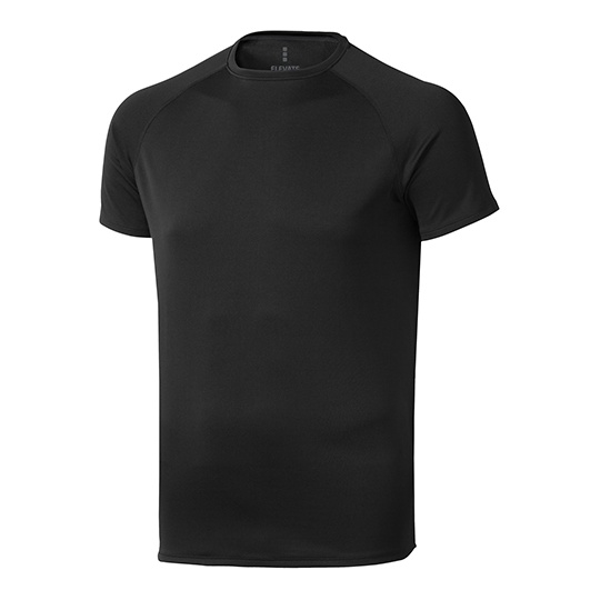 Koszulka Klasyczna Raglanowa Oddychajaca EL39010 - Black