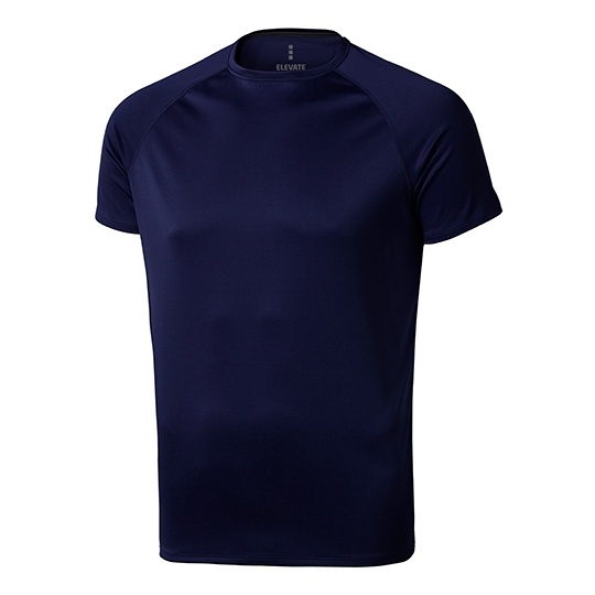 Koszulka Klasyczna Raglanowa Oddychająca EL39010 - Navy