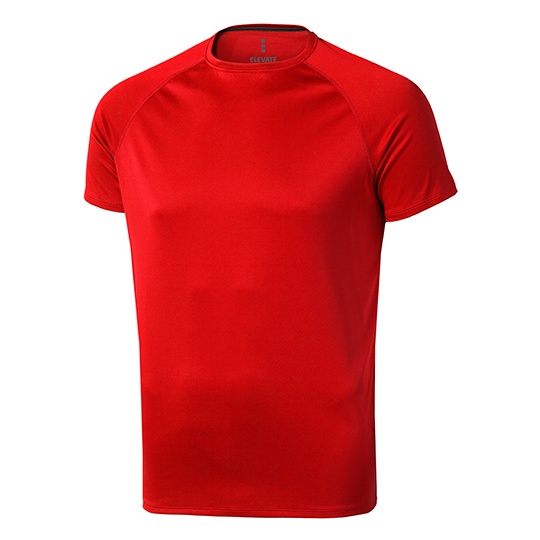Koszulka Klasyczna Raglanowa Oddychająca EL39010 - Red
