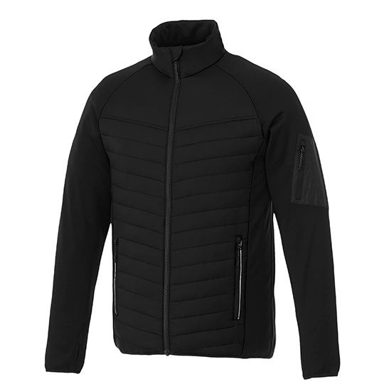 Meska hybrydowa kurtka ocieplana EL39331 - Black