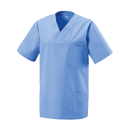 Tunika Dekolt w szpic Łatwa w pielęgnacji EX273 - Light Blue