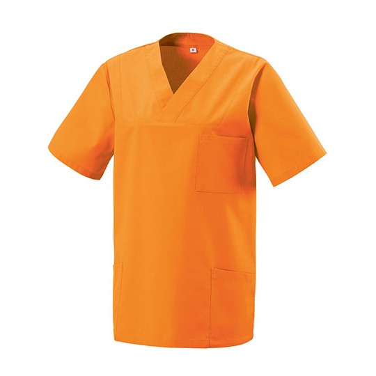 Tunika z dekoltem w szpic EX273 - Orange