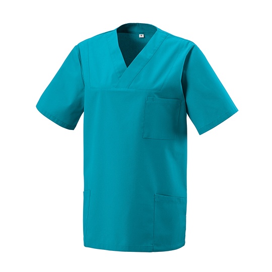 Tunika Dekolt w szpic Latwa w pielegnacji EX273 - Teal
