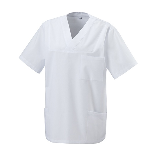 Tunika z dekoltem w szpic EX273 - White