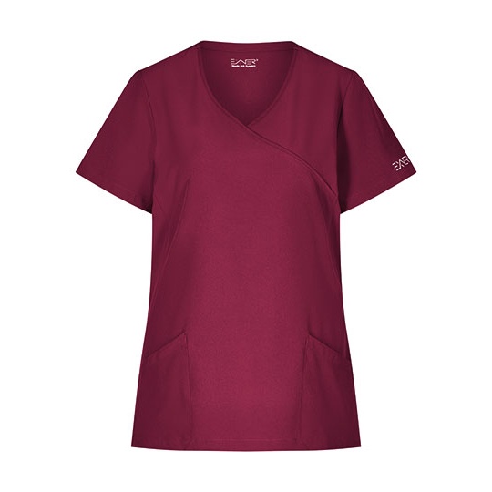 Tunika damska slim EX702 - Bordeaux