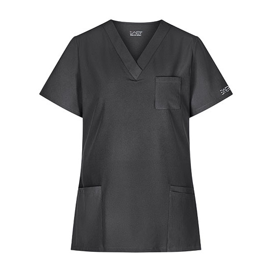 Tunika Damska Klasyczna Poliester z Recyklingu EX704 - Graphite