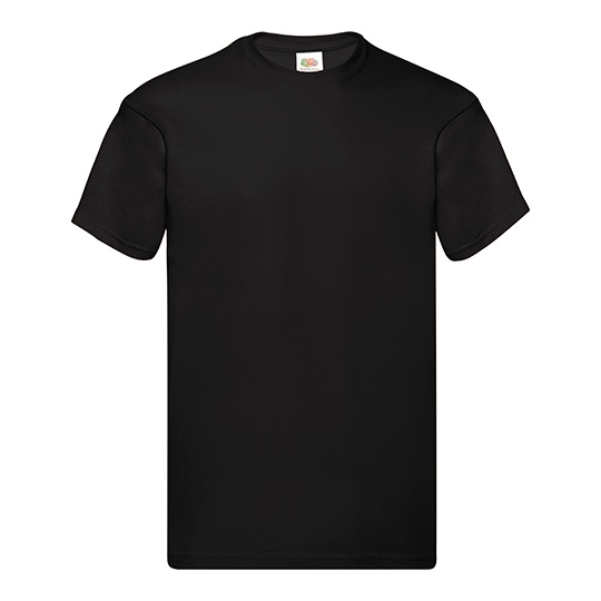 Koszulka Klasyczna Bawelniana F110 - Black
