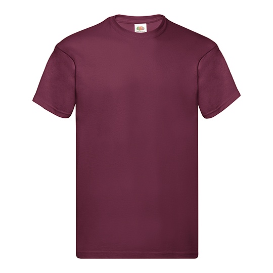 Koszulka Klasyczna Bawelniana F110 - Burgundy