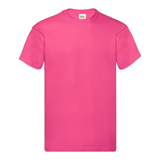 Koszulka Klasyczna Bawelniana F110 - Fuchsia