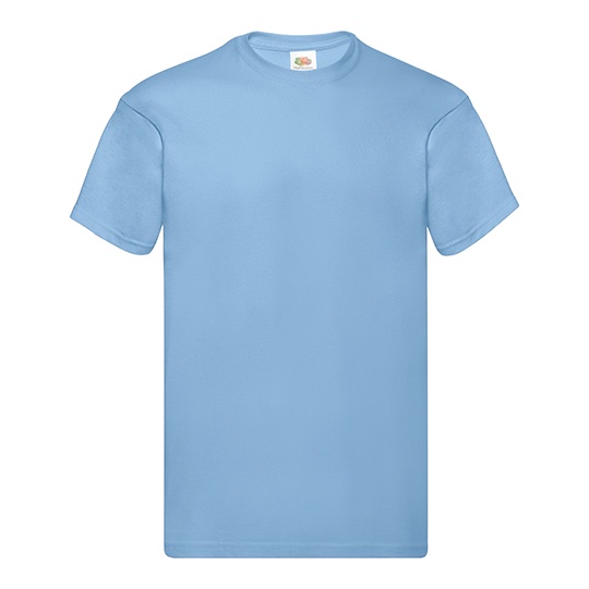 Koszulka Klasyczna Bawełniana F110 - Sky Blue