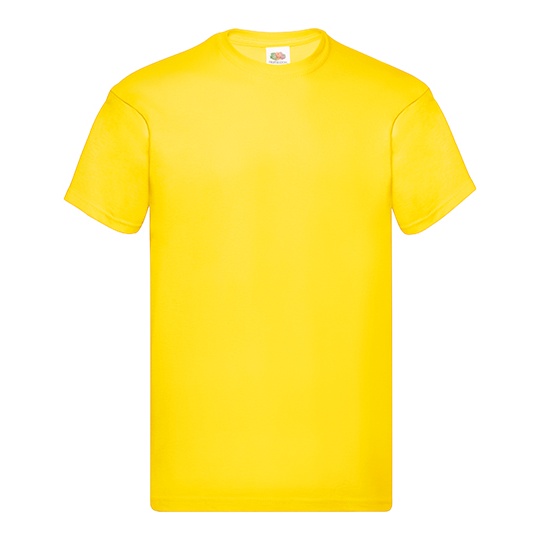 Koszulka Klasyczna Bawelniana F110 - Yellow
