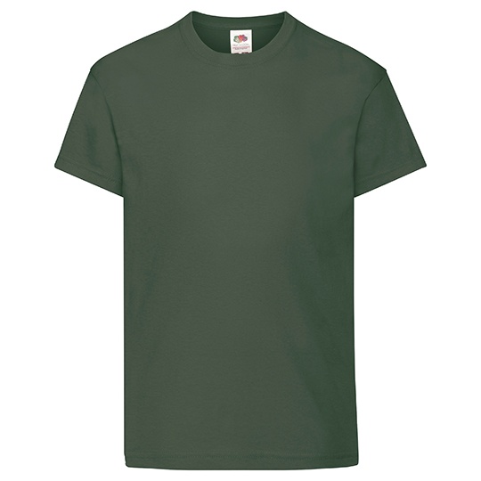 Koszulka Dziecieca Klasyczna Bawelniana F110K - Bottle Green