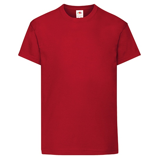 Dziecięcy T-shirt klasyczny F110K - Brick Red