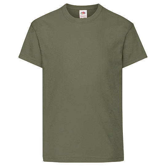Koszulka Dziecieca Klasyczna Bawelniana F110K - Classic Olive