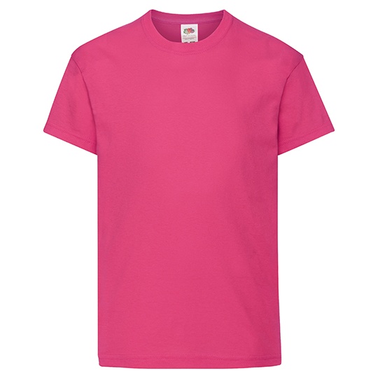 Koszulka Dziecieca Klasyczna Bawelniana F110K - Fuchsia
