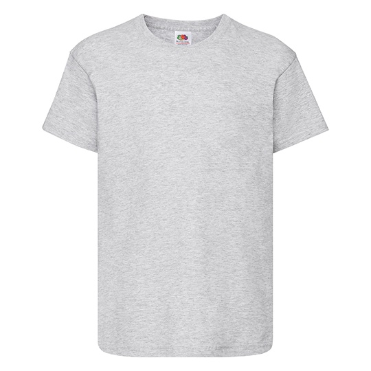 Koszulka Dziecieca Klasyczna Bawelniana F110K - Heather Grey