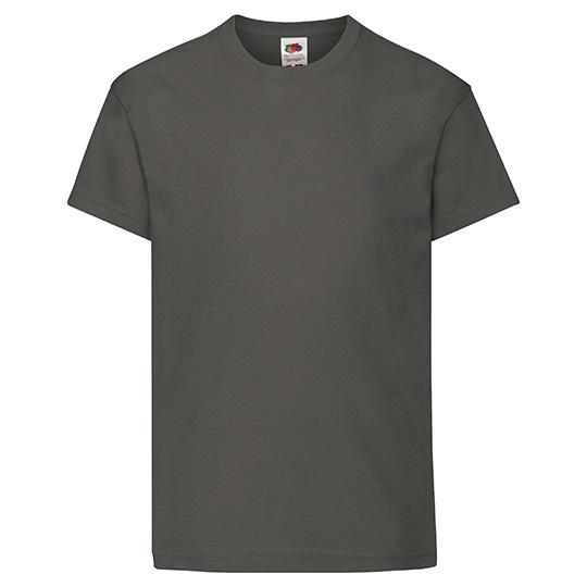 Koszulka Dziecięca Klasyczna Bawełniana F110K - Light Graphite (Solid)