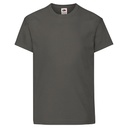 Koszulka Dziecięca Klasyczna Bawełniana F110K - Light Graphite (Solid)