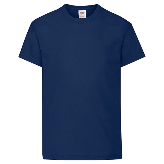 Koszulka Dziecieca Klasyczna Bawelniana F110K - Navy